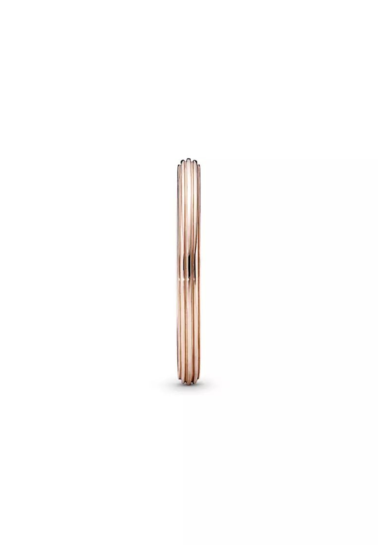 Buy PANDORA Pandora ME 14K Rose Gold-Plated Plain Band Ring Online