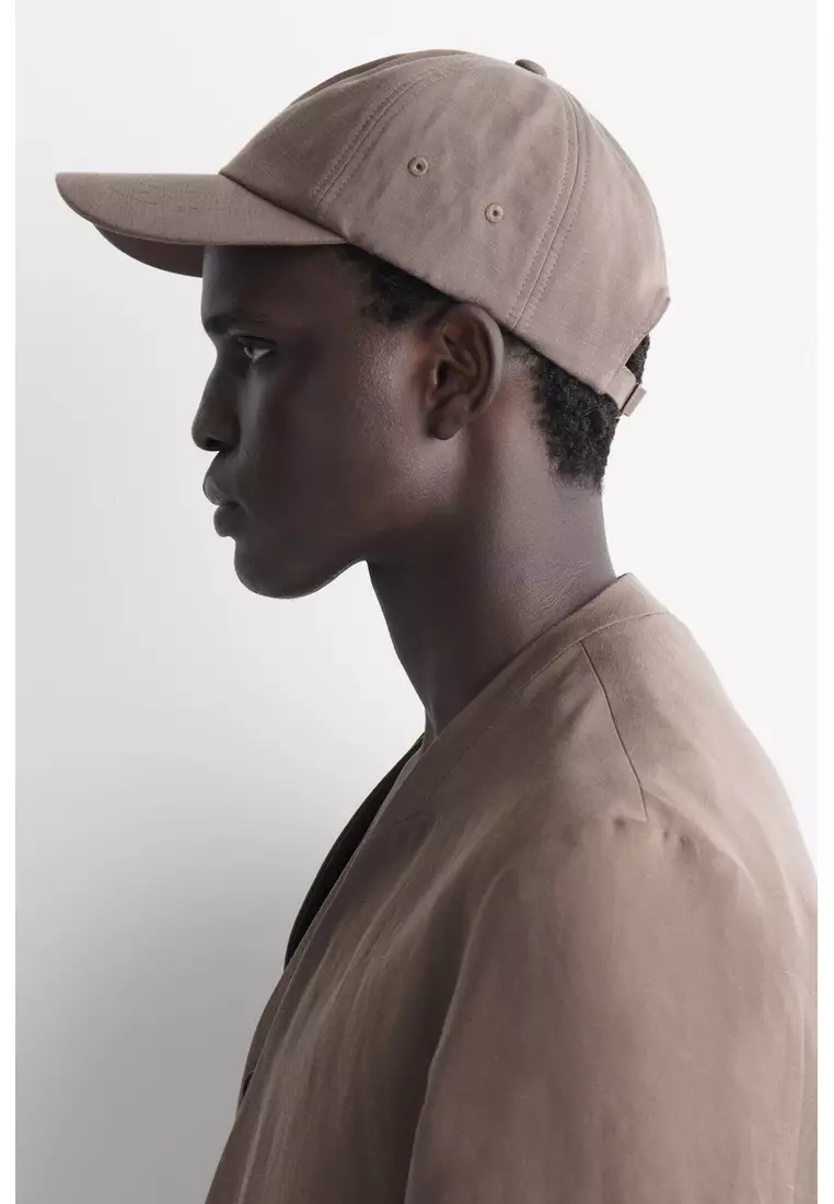 Buy COS LINEN BASEBALL CAP 2026 Online | ZALORA
