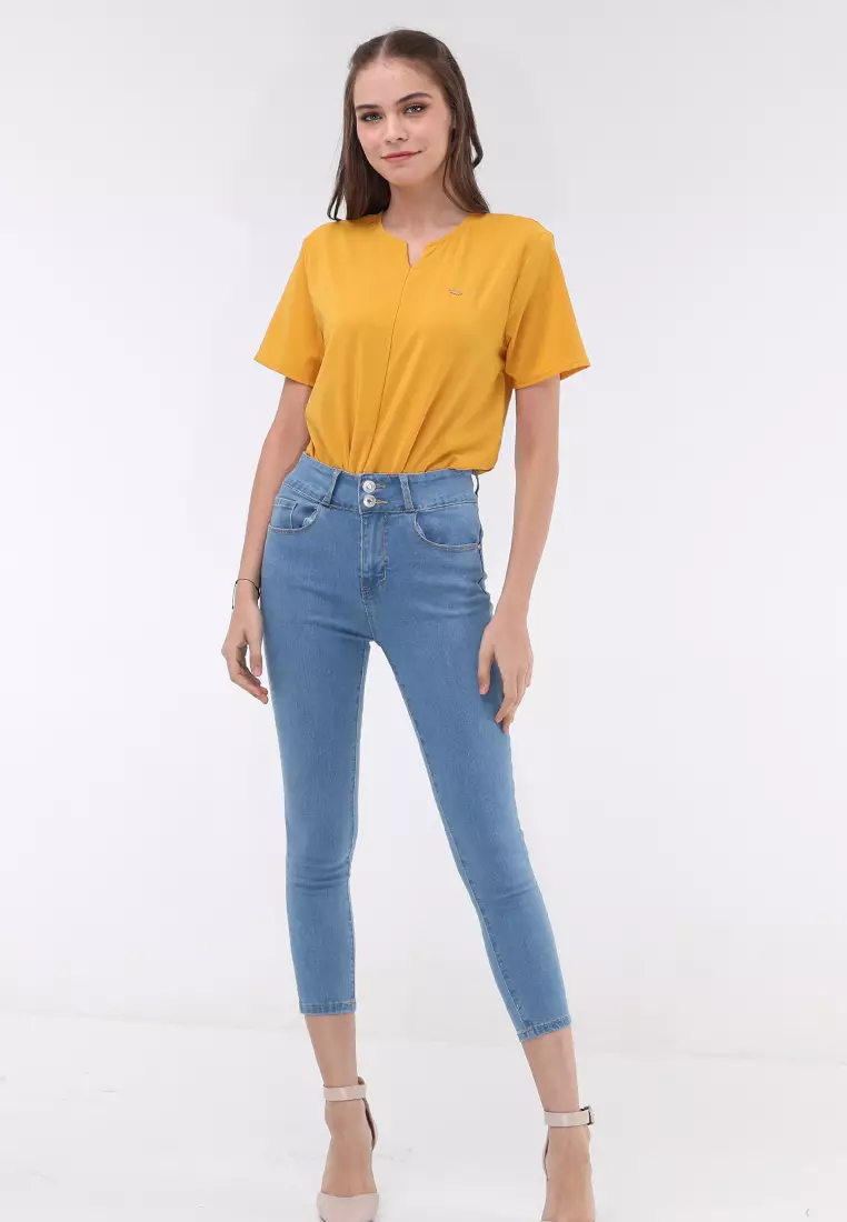 Denim High Waist Ladies Jeans