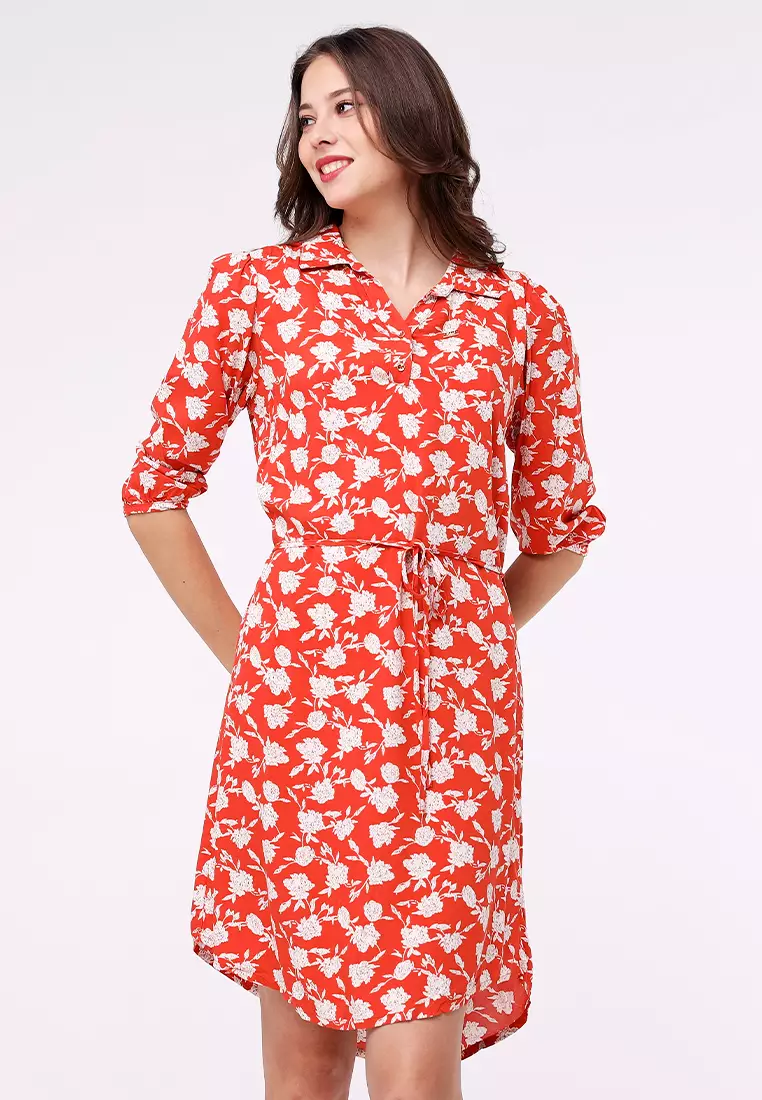 Red girl discount brand dress