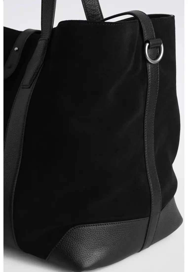 Buy COS WEEKENDER TOTE BAG - SUEDE 2026 Online | ZALORA