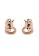 Her Jewellery gold Crown Love Earrings (Rose Gold) - Made with premium grade crystals from Austria F49B6AC30E0C74GS_4