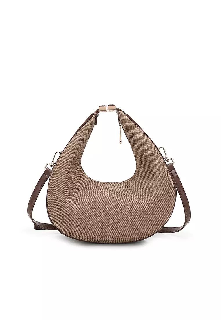 Women's Top Handle Bag / Sling Bag / Crossbody Bag / Shoulder Bag - Tan