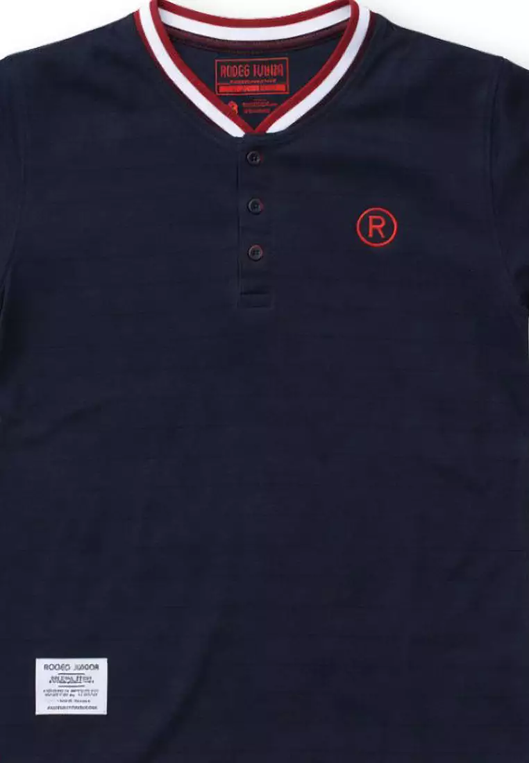 Kaos Polo Anak Laki/ Polo Shirt Boy Navy Short Sleeve/ Rj Sky Blue