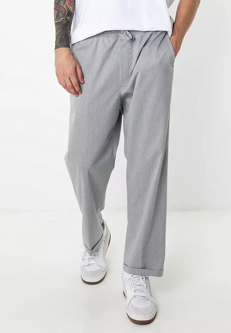 Formal Loose Drawstring Pants