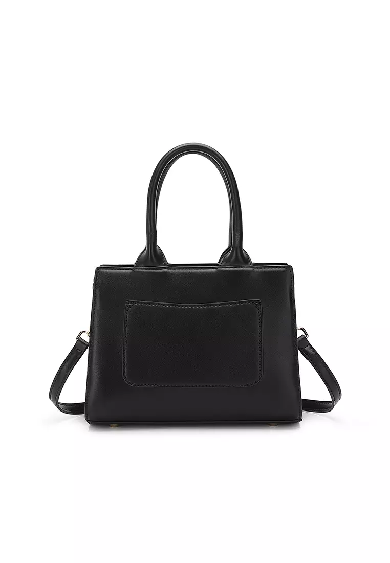 Women's Top Handle Bag / Sling Bag / Crossbody Bag / Shoulder Bag (Tas Tangan Wanita / Tas Selempang Wanita / Tas Bahu Wanita) - Hitam