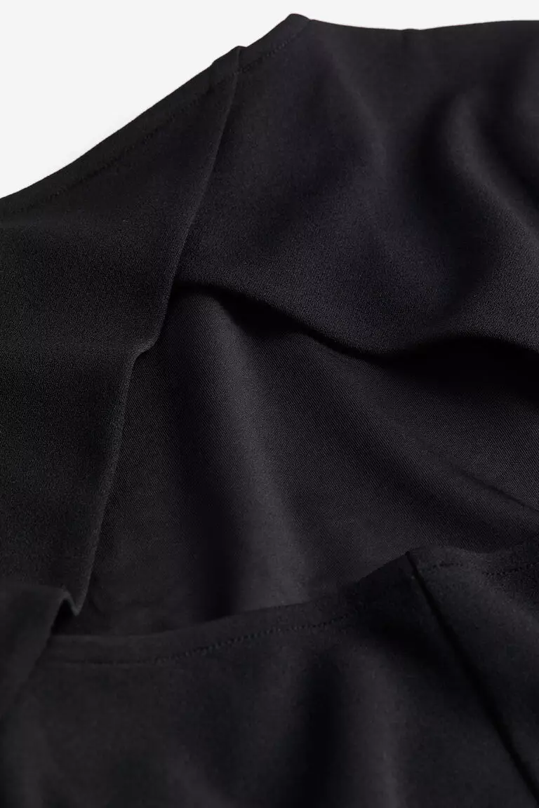 Cut-out jersey dress