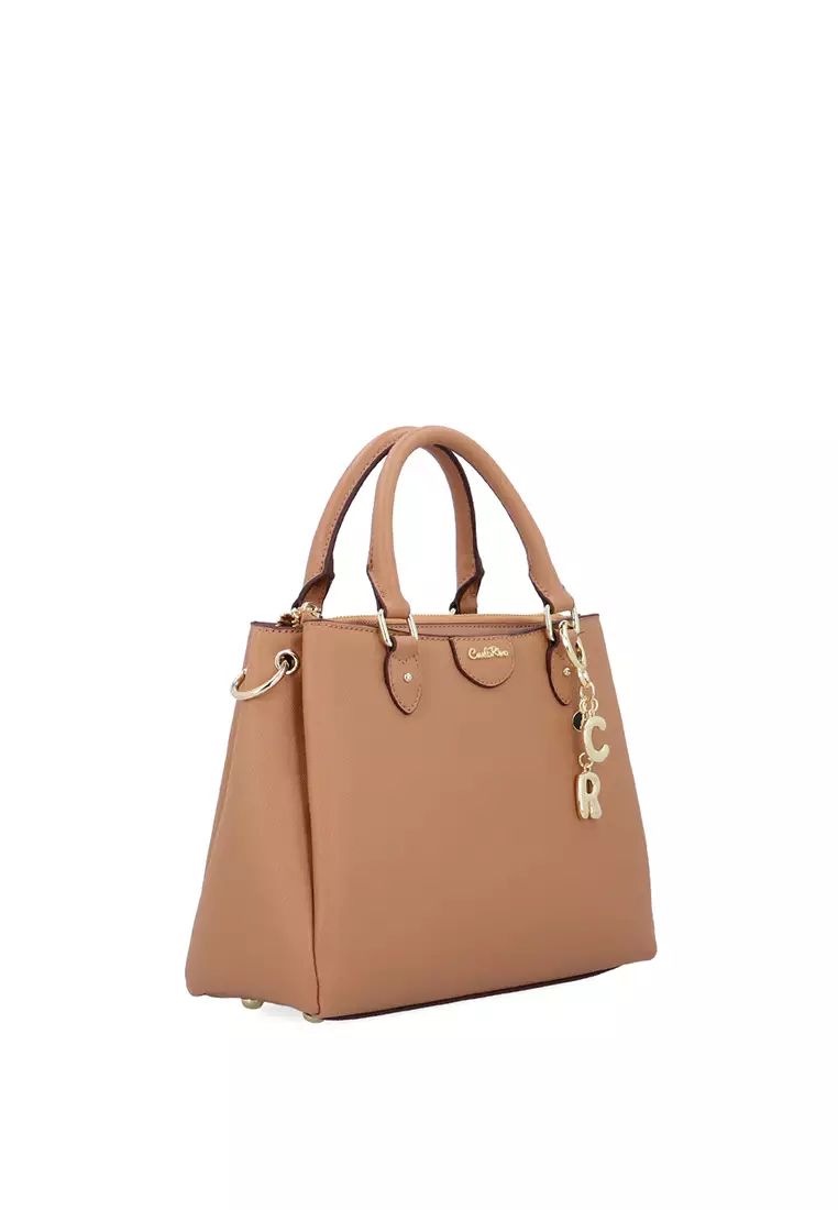 Gabbie Top Handle - Dark Beige