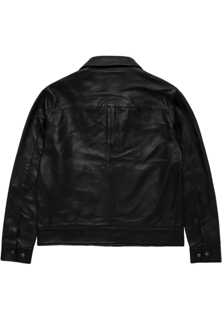 Real Leather Jacket Black- Lamb skin Jacket- Jacket for Men- Oxhide RI58