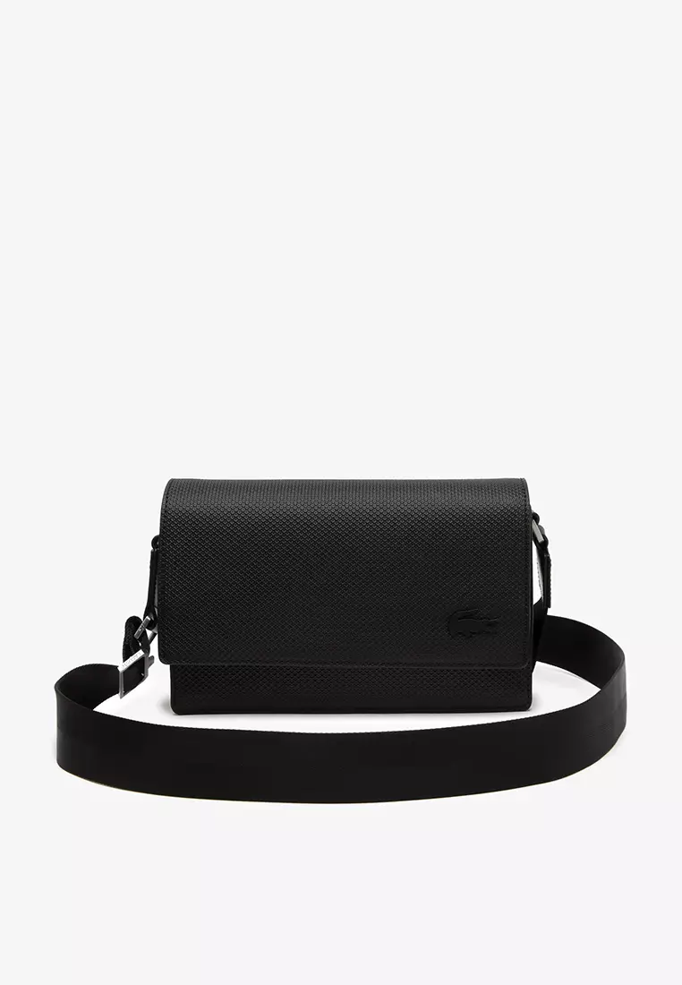 Lacoste Chantaco Matte Leather Vertical Camera Bag - Bags