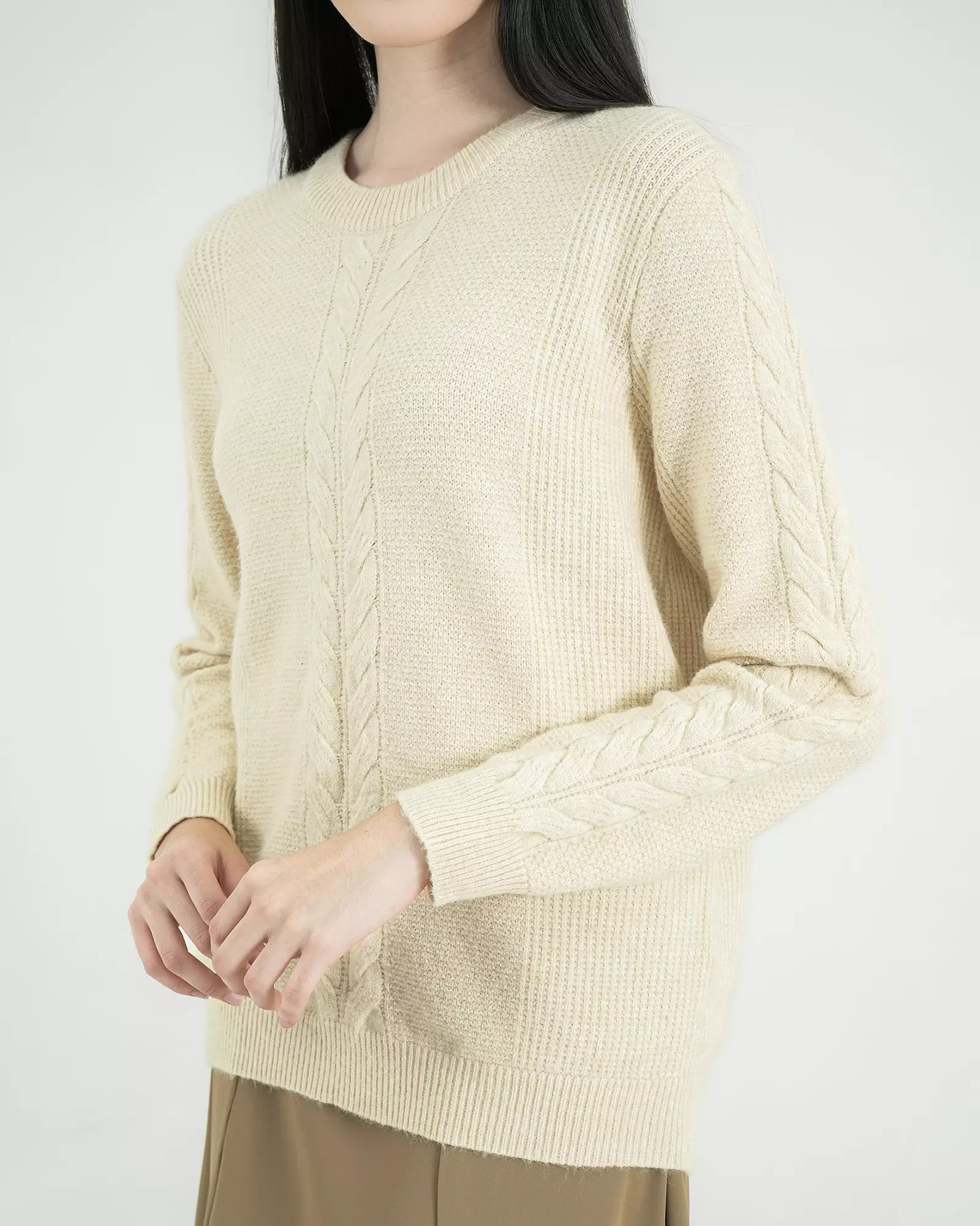 Geulis.id SANIELA KNIT - Ecru