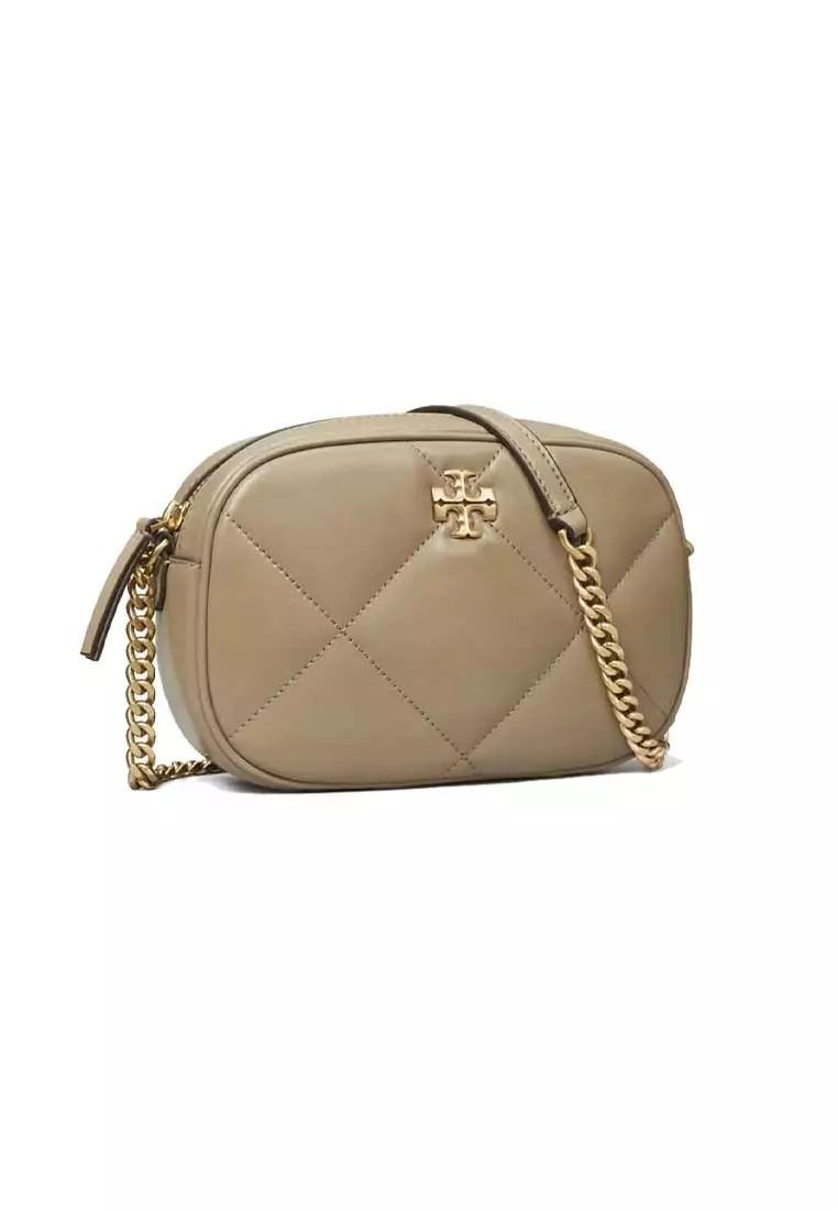 TORY BURCH Kira Diamond Quilt Camera Bag Taupe Oak 154715 2026