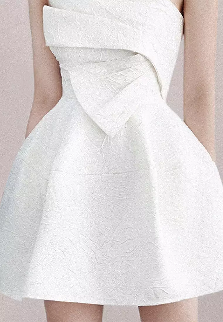 French White Slip Dress