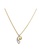 estele gold Estele Gold & Rhodium Plated CZ Designer Conch Necklace Set for Women 1881FACCCB96BFGS_5