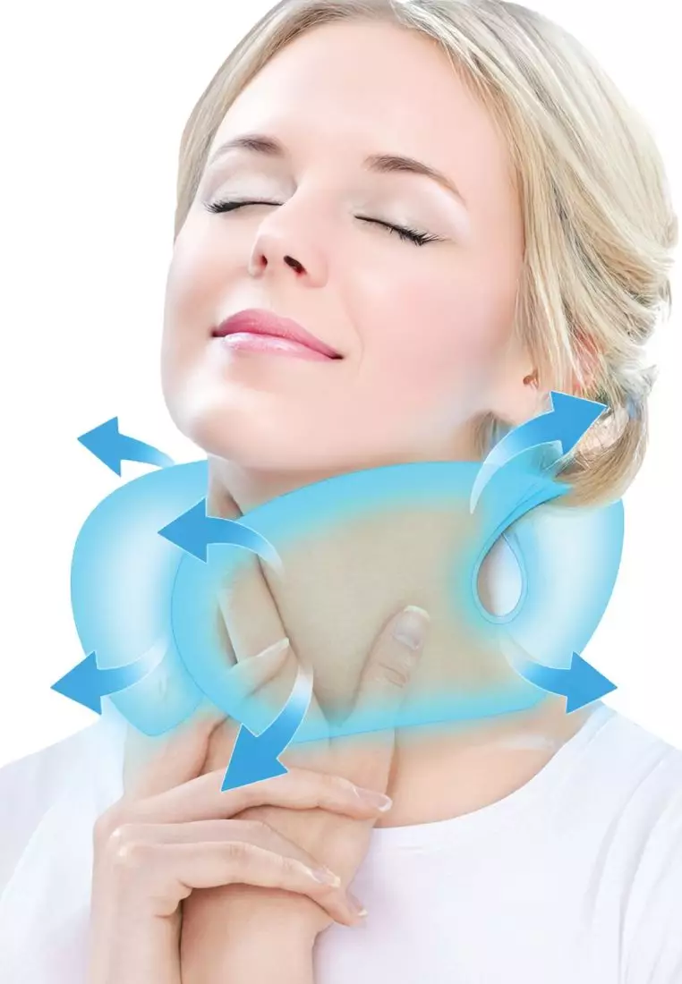 Crossing Inflatable Air Pump Neck Travel Pillow  Grey