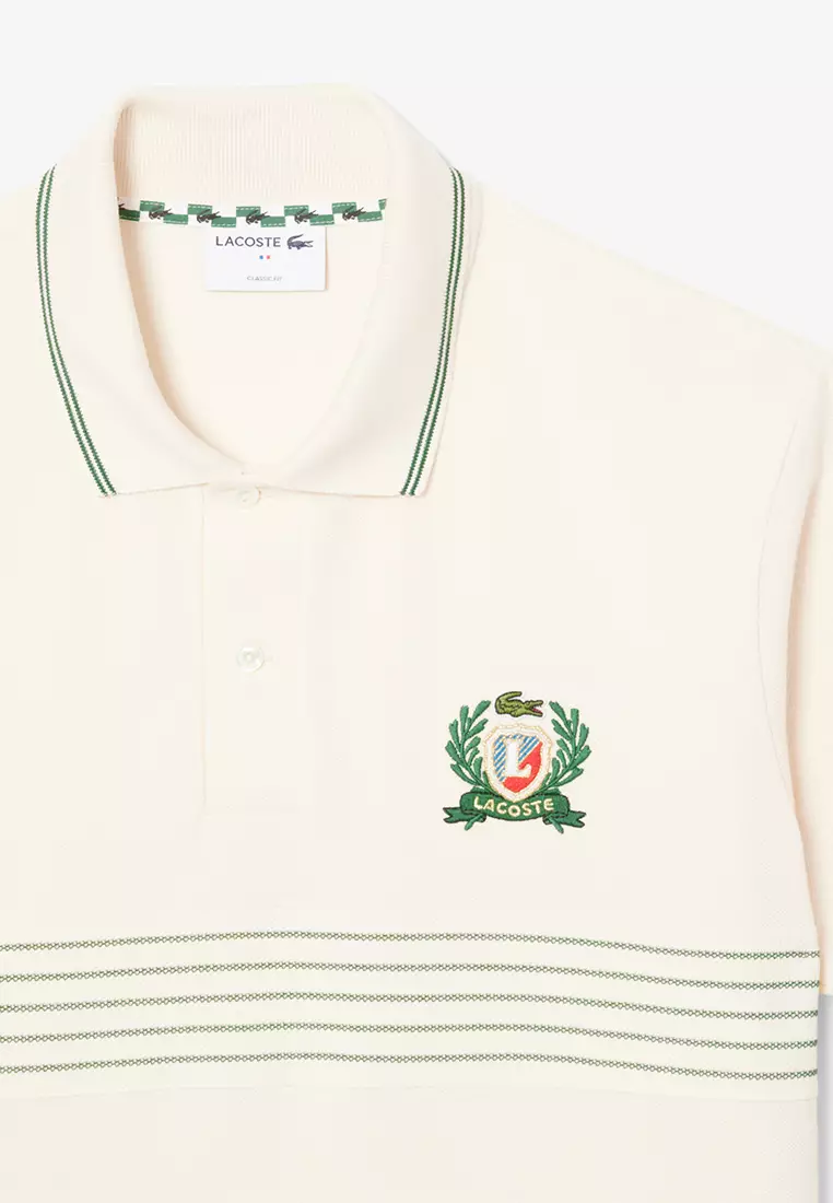 Classic Fit L.12.12 Embroidered Shield Polo Shirt
