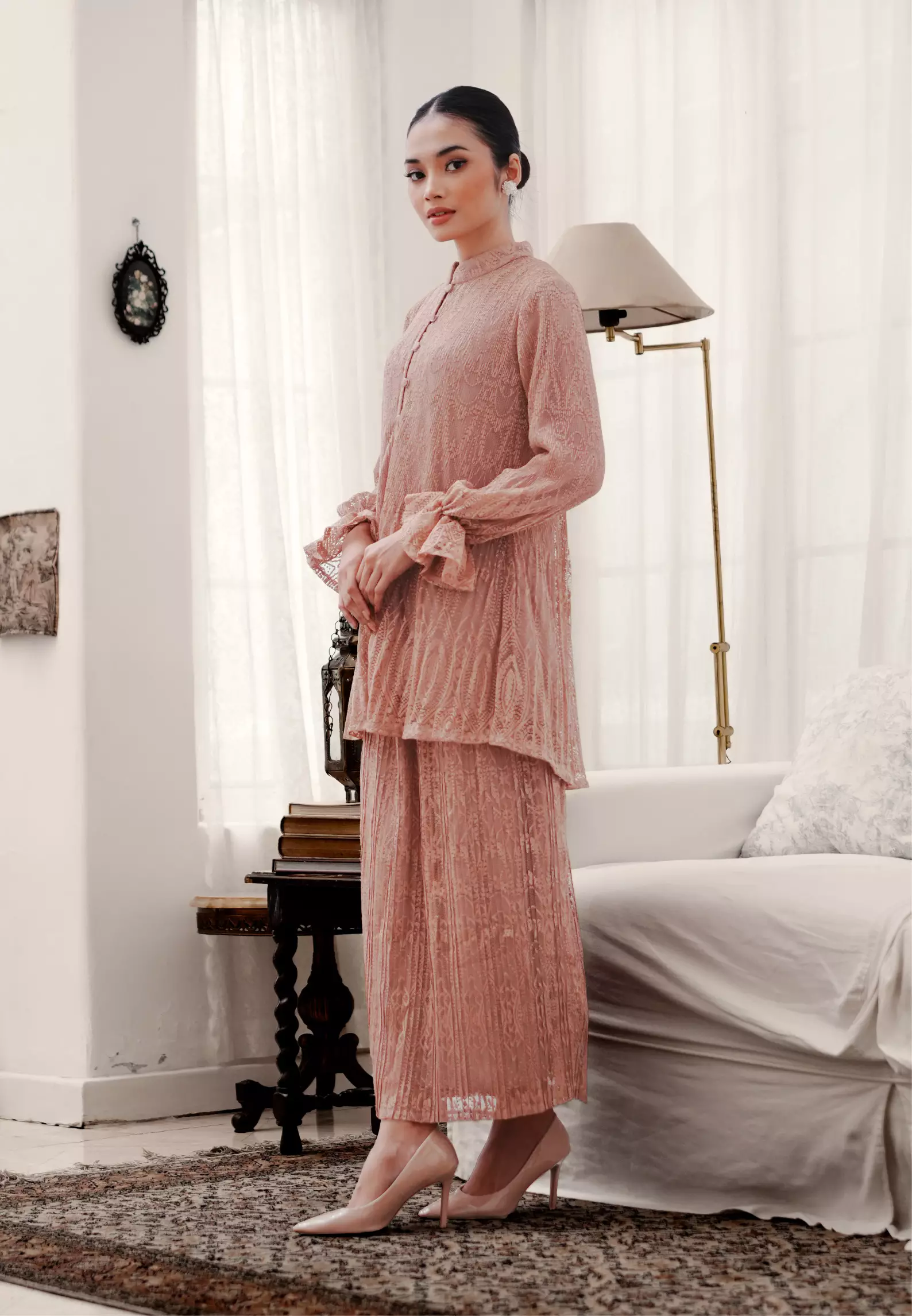 Dalilah Blouse -  Dusty Pink