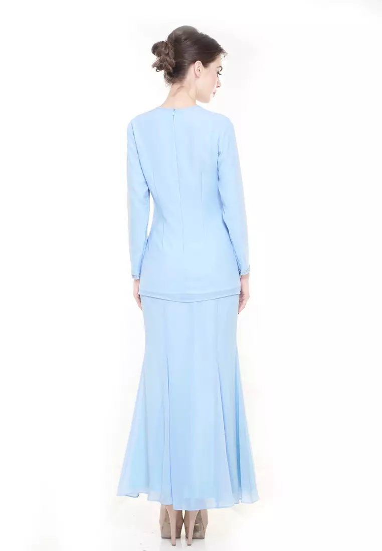 Pionery Kurung Modern in Light Blue