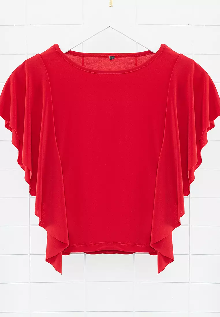 Flutter Sleeves Blouse