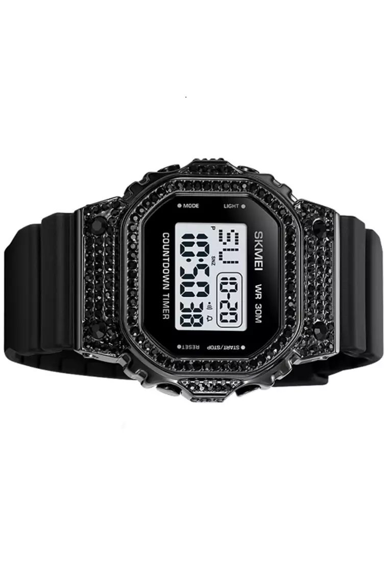 Jam Tangan Digital Pria Waterproof Many Function Strap Tali Material Silicone DV18 ORIGINAL