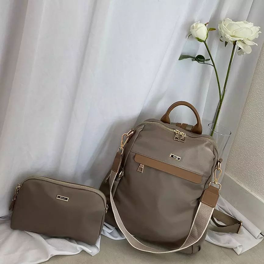 En-ji Lisa Backpack - Khaki
