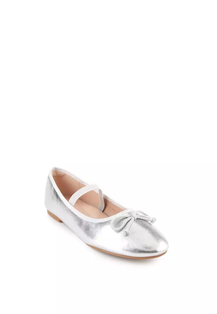 MARIAM J2525-12 FLATSHOES SILVER METALLIC
