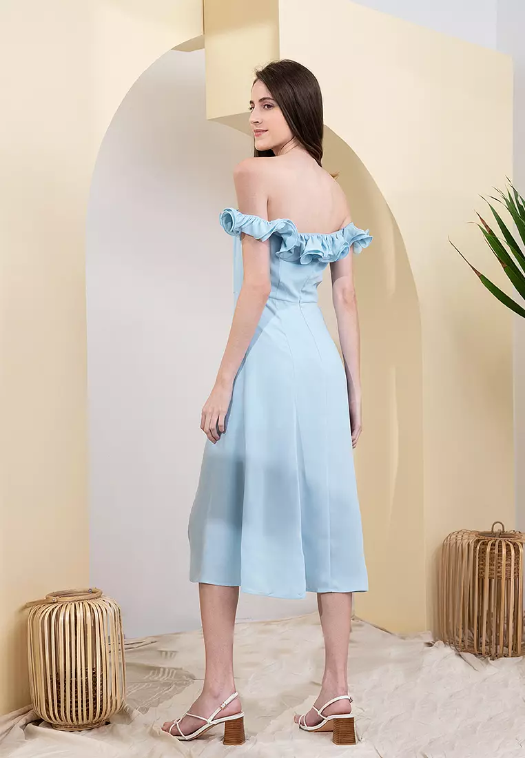 Zalora off shoulder dress hot sale