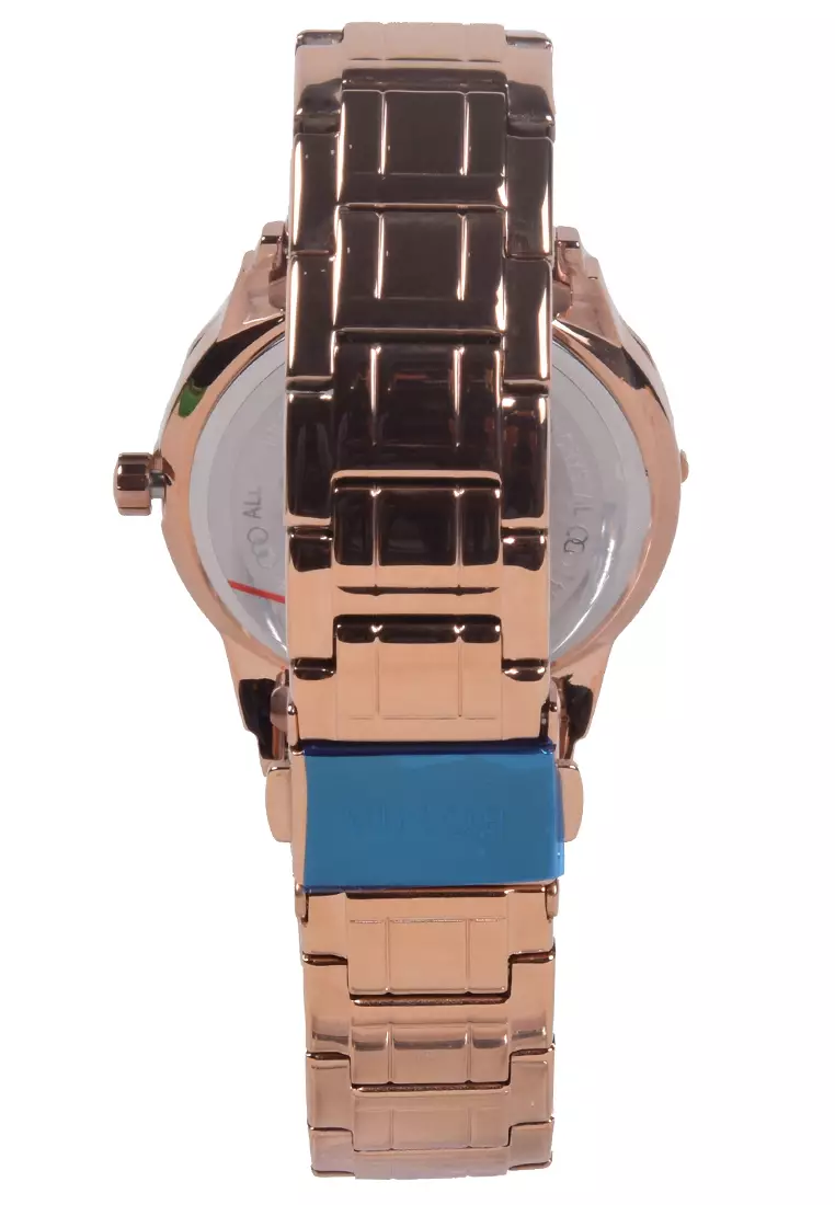 Bonia Swarovsky - Jam Tangan Wanita - Rosegold - Stainless Steel Bracelet - B10651-2517S