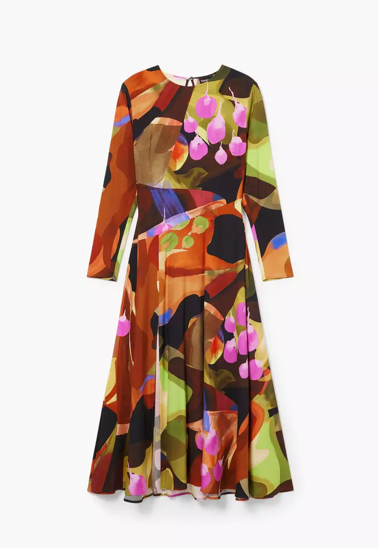 Desigual Woman Printed midi dress M. Christian Lacroix.