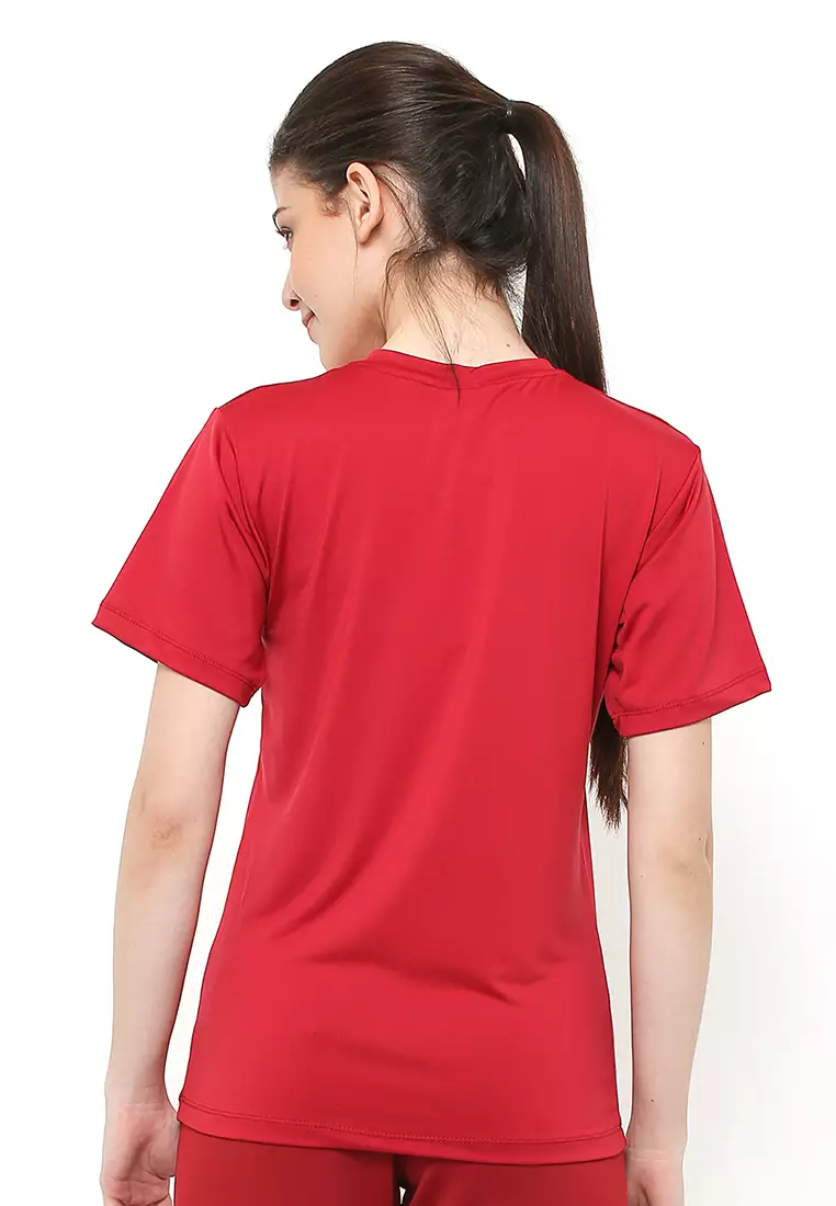 FLEXZONE Sports Tee Women Multisport Series Maroon