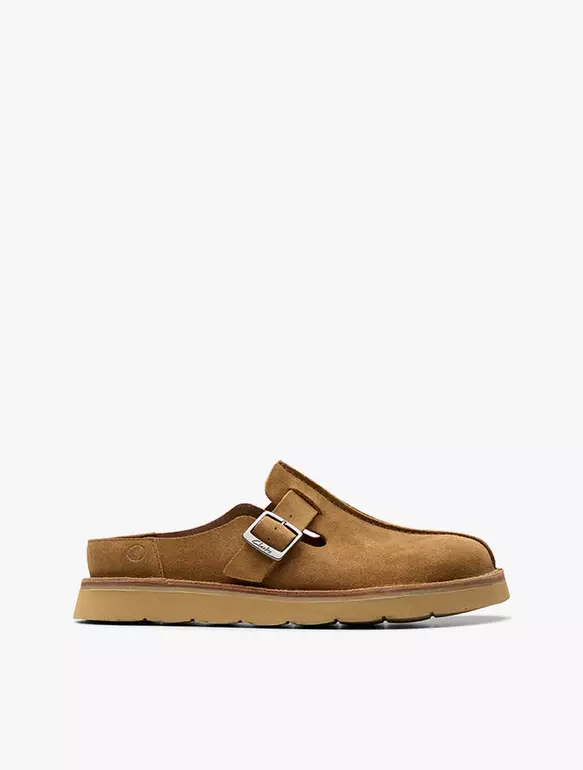 Clarks Solsbury Mule Cola Suede