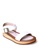 Twenty Eight Shoes white Leather Single Strap Platform Sandals VS6662 49ACDSH530603AGS_2