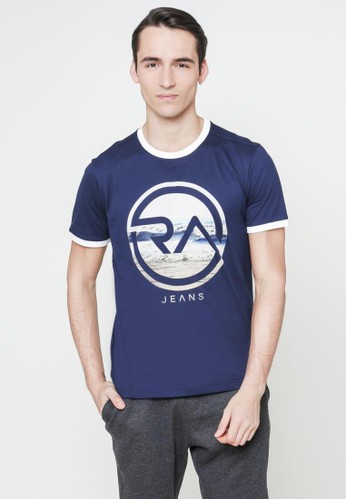 RA Jeans Beach Logo - Navy
