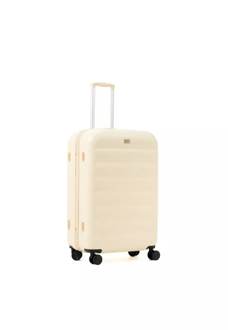 Puff 3pcs Set 20, 24, 28"  Hard Case Luggage In Beige