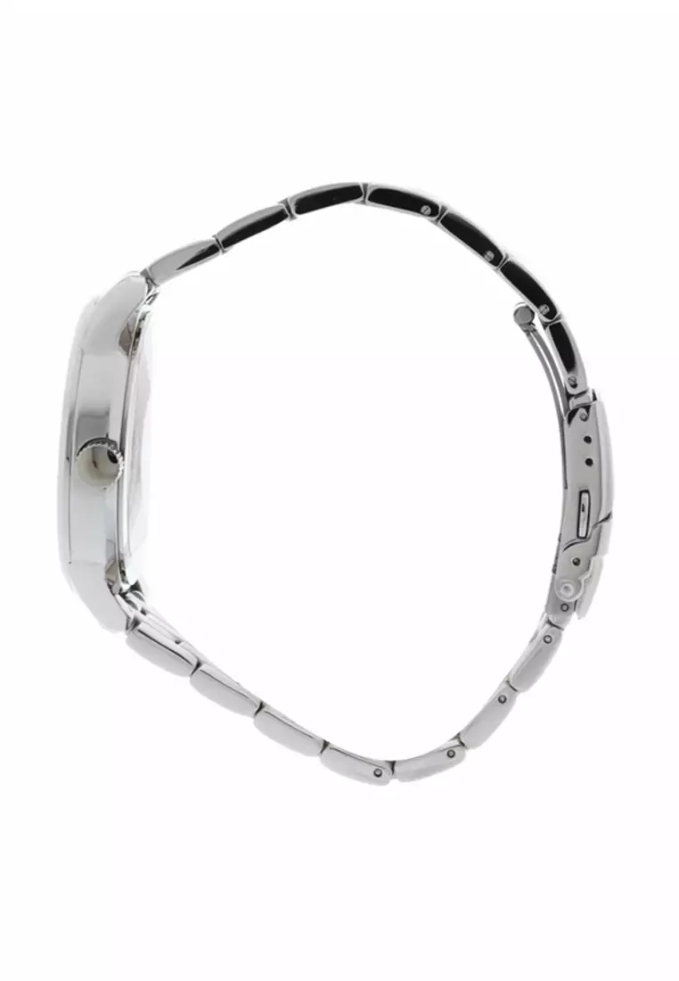 Swiss Military by Chrono Mens Stainless Steel 3-Hand Silver Stainless Steel Watch