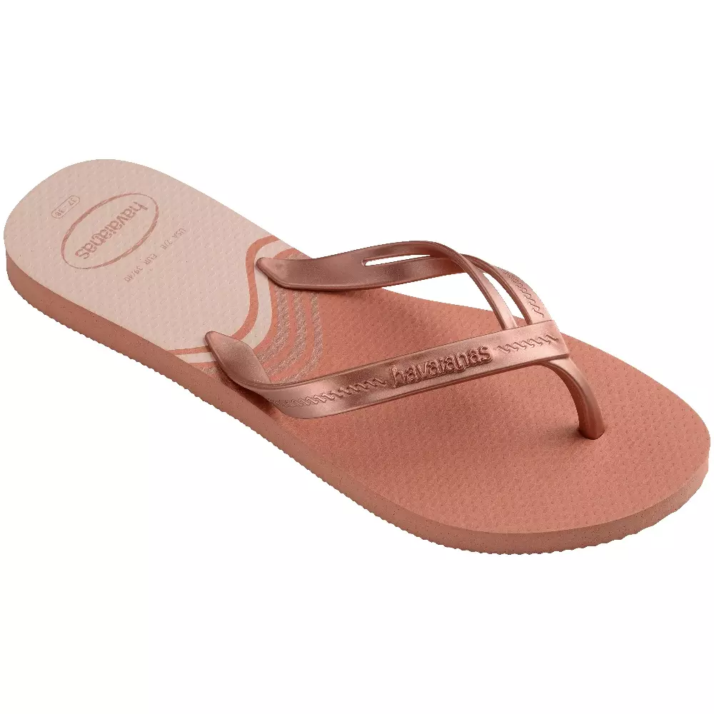 [ONLINE EXCLUSIVE] Havaianas 9259 Elegance Print Pink Clay - Sandal Wanita