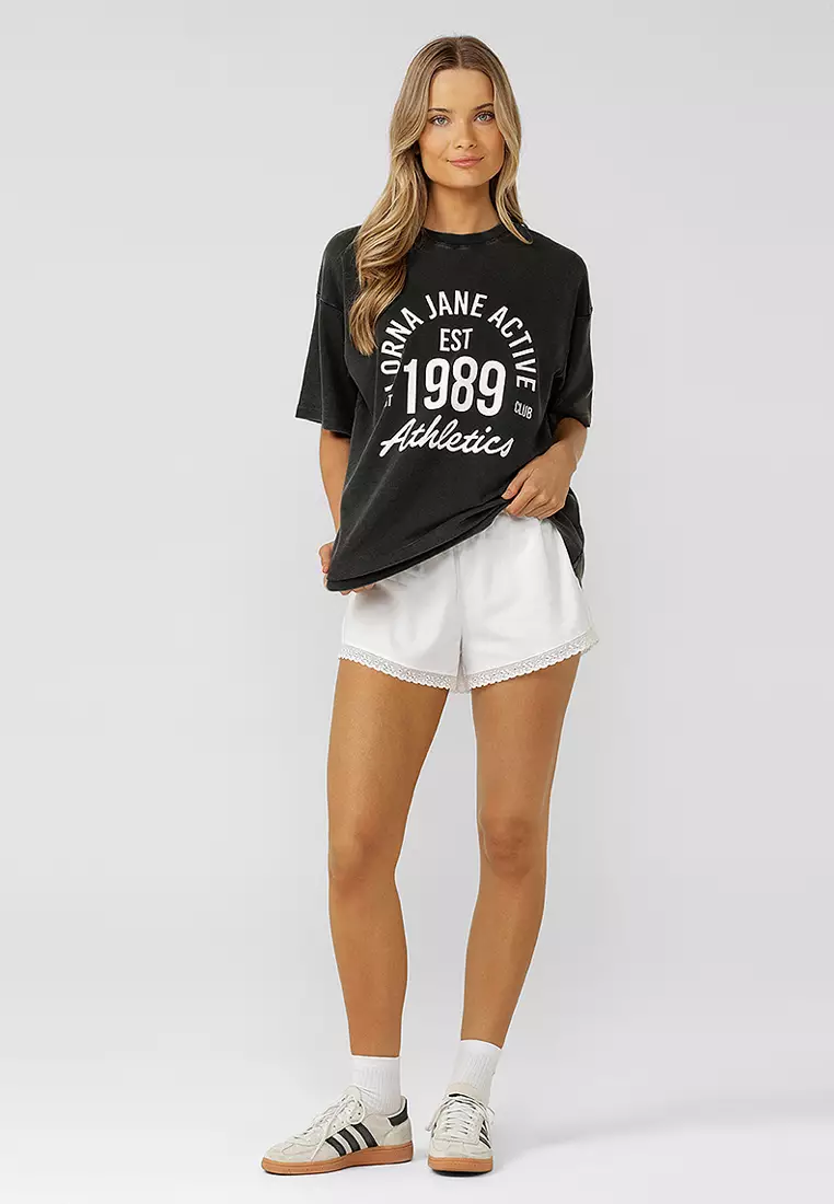 Sport Club Washed Boyfriend T-Shirt