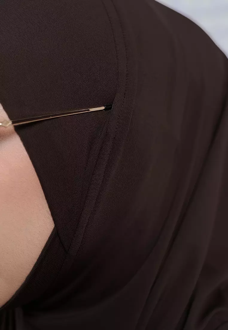 HIJAB INSTAN LUNA - COFFEE