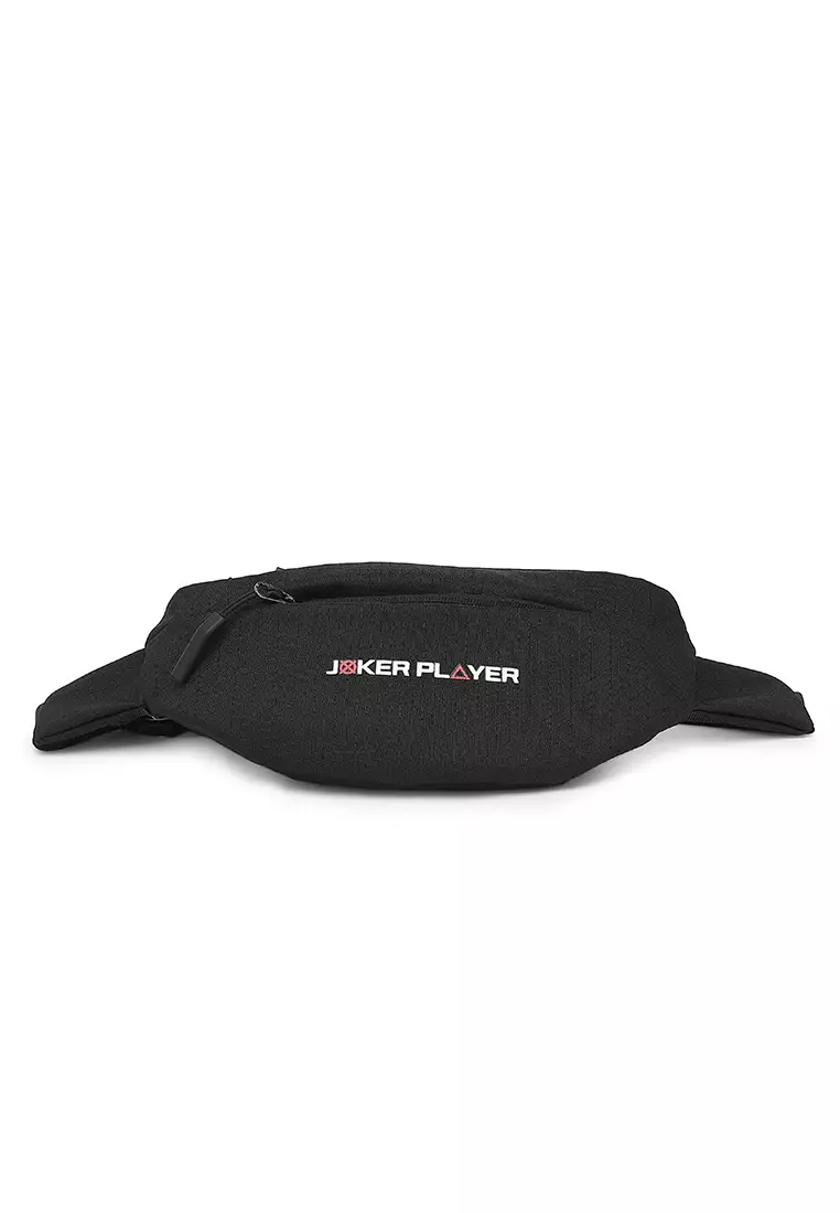 Men's Waist Bag / Belt Bag / Chest Bag (Tas Pinggang / Tas Dada Pria) - Hitam