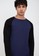ZALORA BASICS multi Tonal Raglan Long Sleeves T-Shirt B3AF6AA1026C3AGS_3
