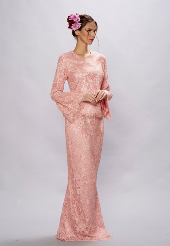 Buy Loveaisyah French Lace Kedah Baju Kurung Online Zalora Malaysia