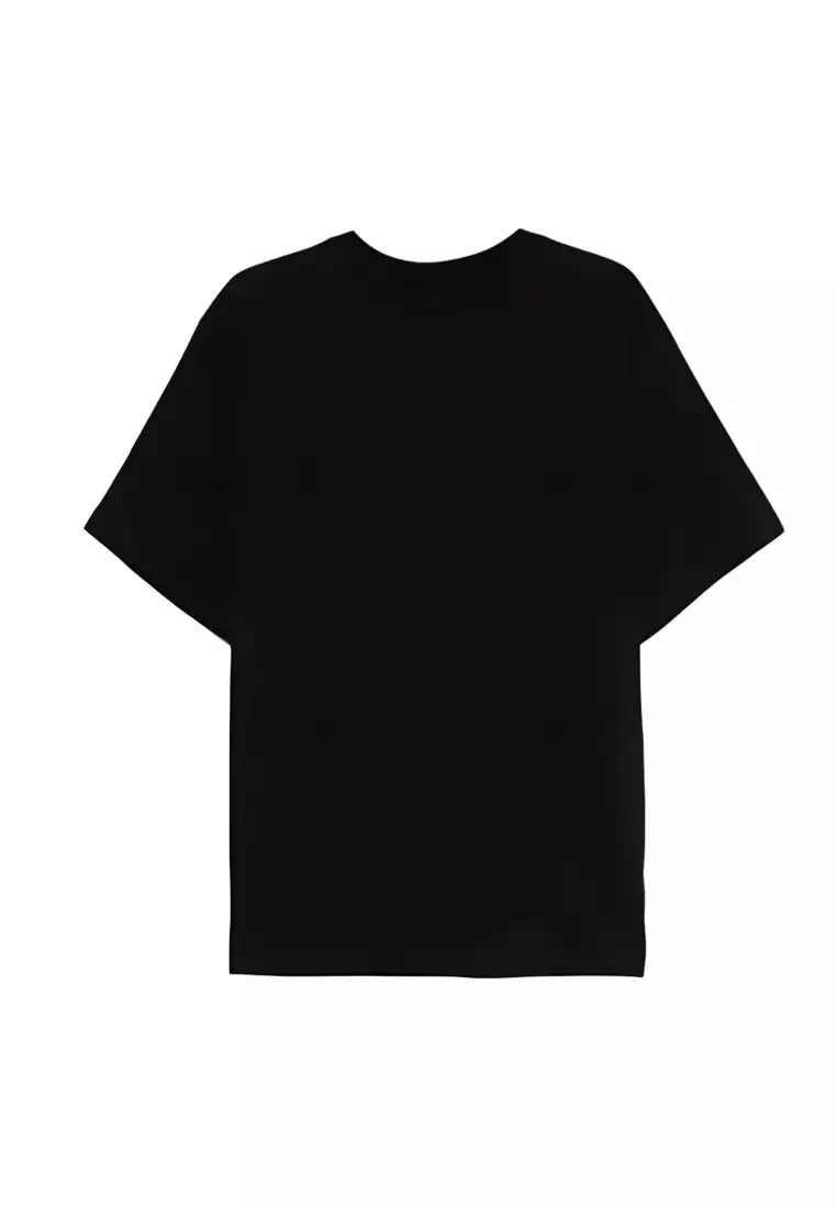 Tシャツ・カットソー KENZO Men T-shirt Black FF55TS4914SG 99J Boke Flower 2.0' oversized T-shirt in cotton | Men's | KENZO