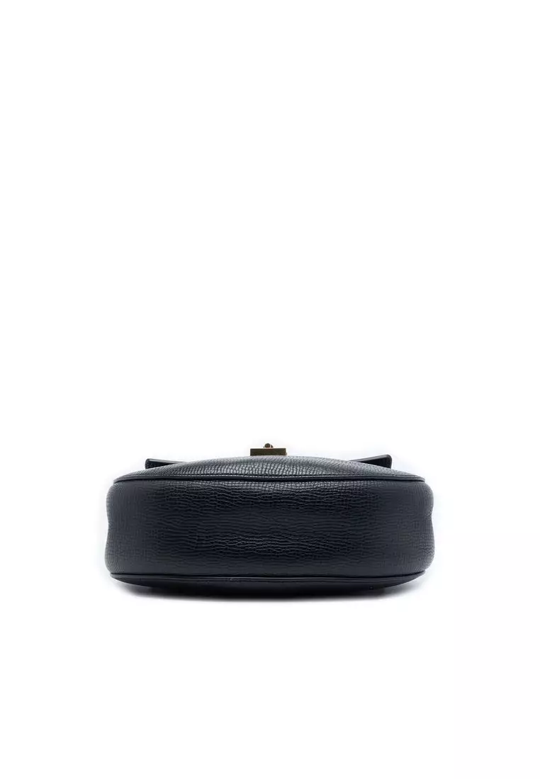 Pre-Loved Chloé Small Bicolor Smooth And Grained Calfskin Drew Crossbody