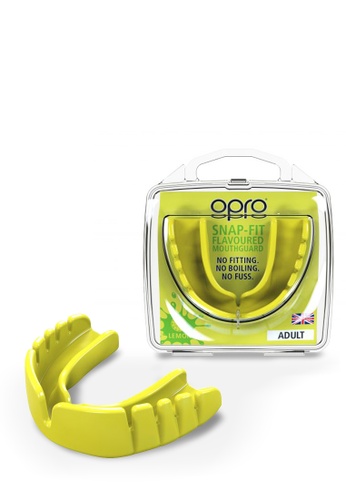 Opro yellow Opro Lemon Flavoured Snap fit Mouthguard - Adult 2DF7BAC6F123B2GS_1