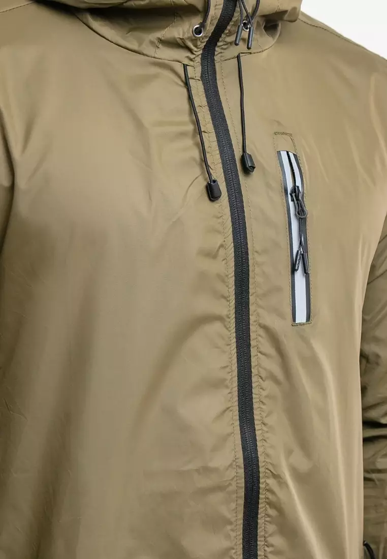 Forest Windbreaker Water Repellent Jacket - 30361-45Dk Olive