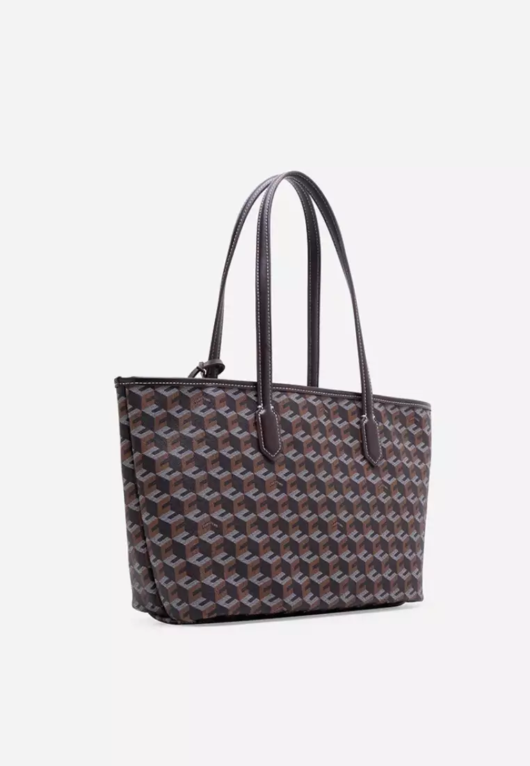 Russo Medium Tote Bag Chestnut Brown