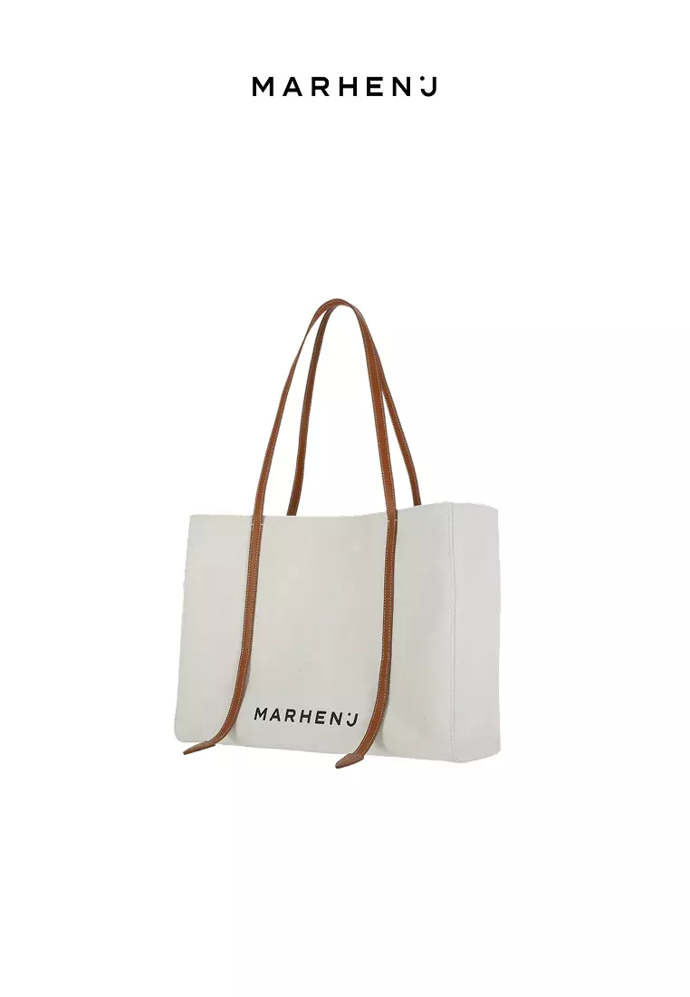 DAHLIA Canvas Shoulder Bag Ivory