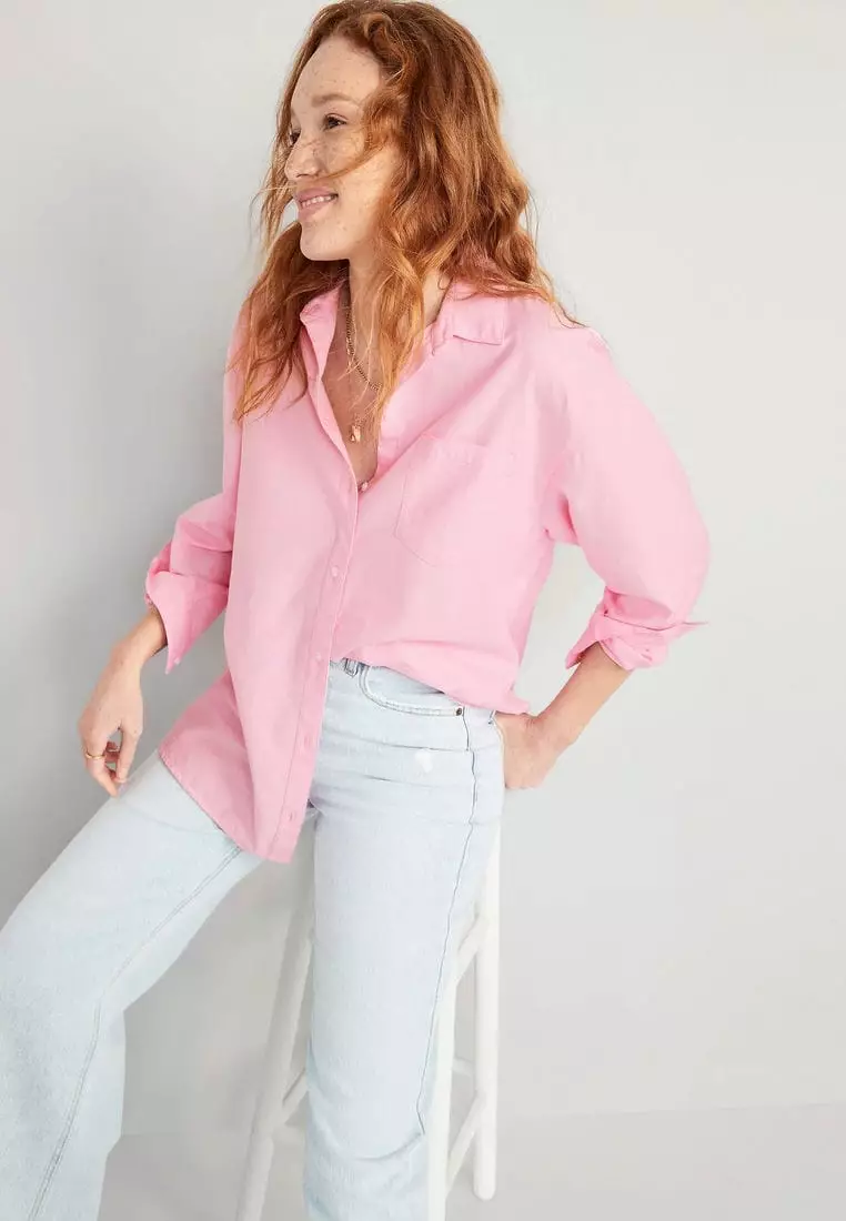 Oversized Boyfriend Shirt For Women