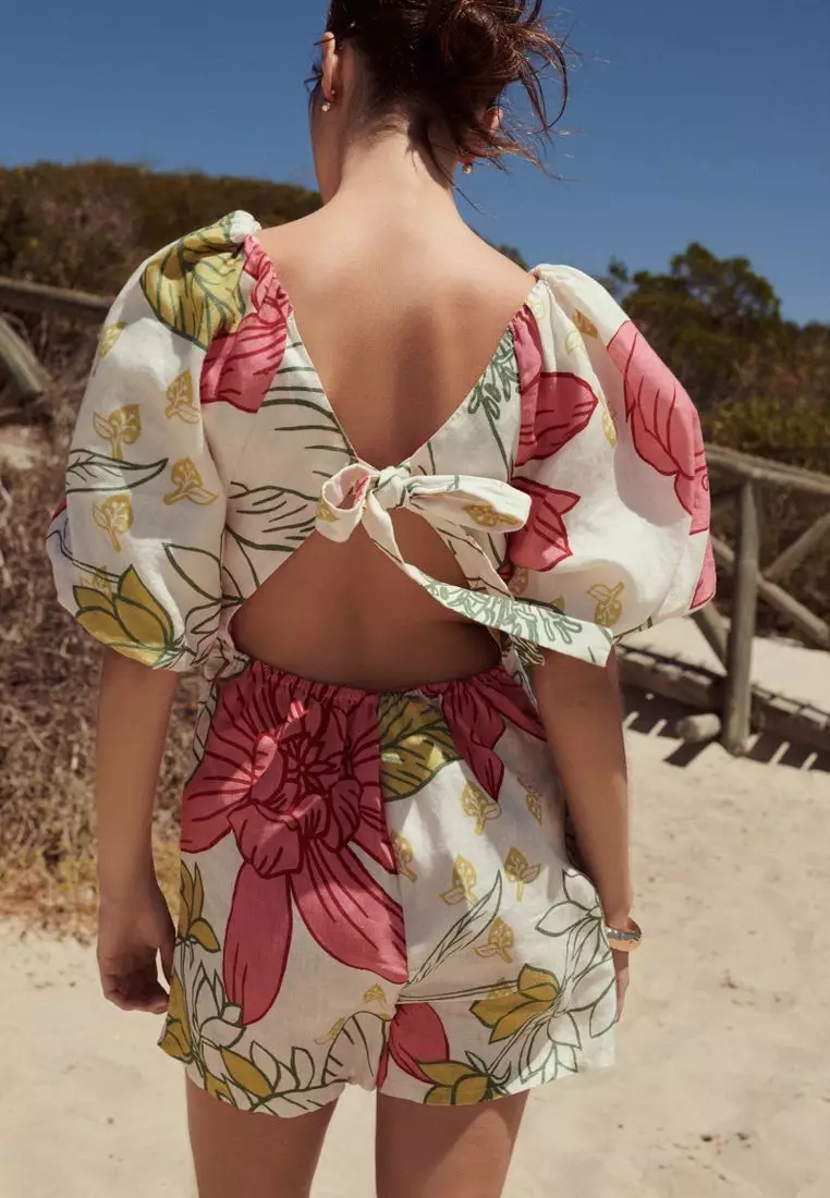 Puff Sleeve Playsuit