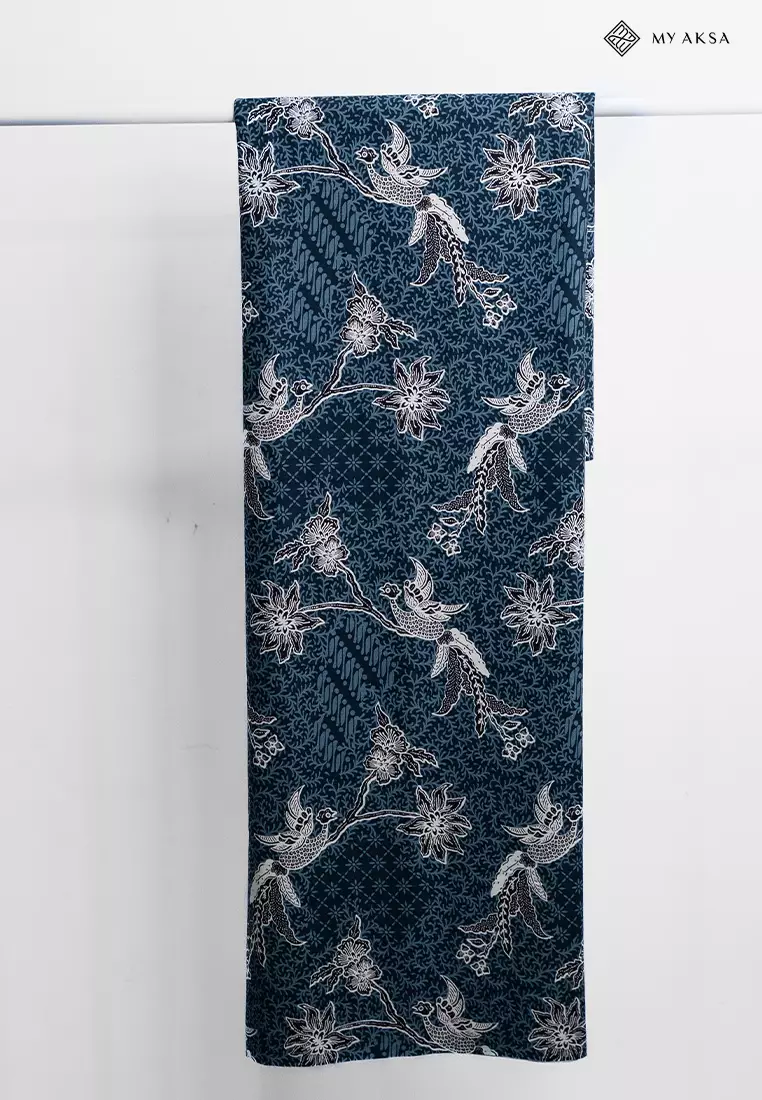 My Aksa Kain Batik Print Jeda Jenak Navy